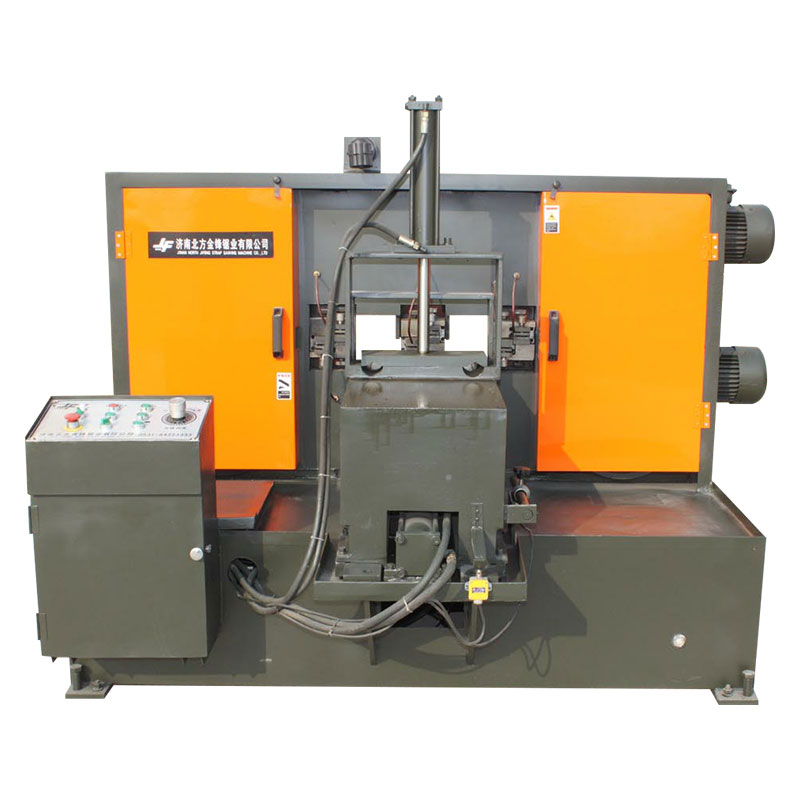 火車(chē)中位拉桿專(zhuān)用雙鋸條帶鋸床