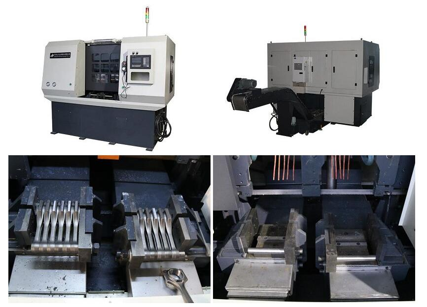 帶鋸床鋸切汽車連桿效果展示（上）